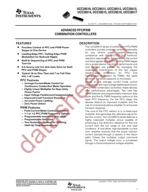 UCC28512DW datasheet  